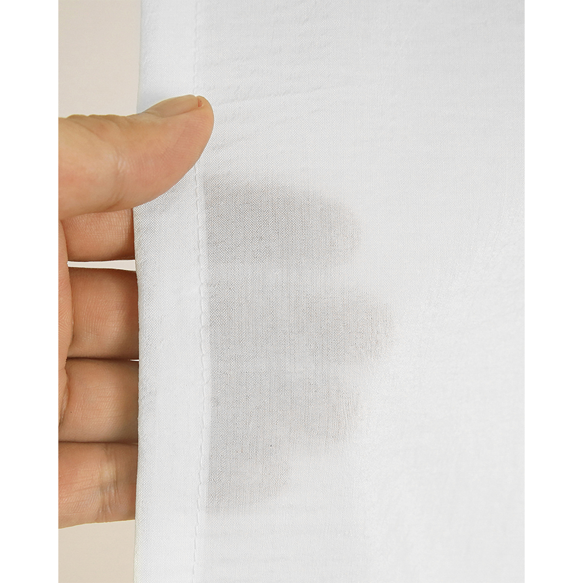 【トリム付きカフェカーテン】ピクシートリムカフェＷＨ　巾42×丈60cm