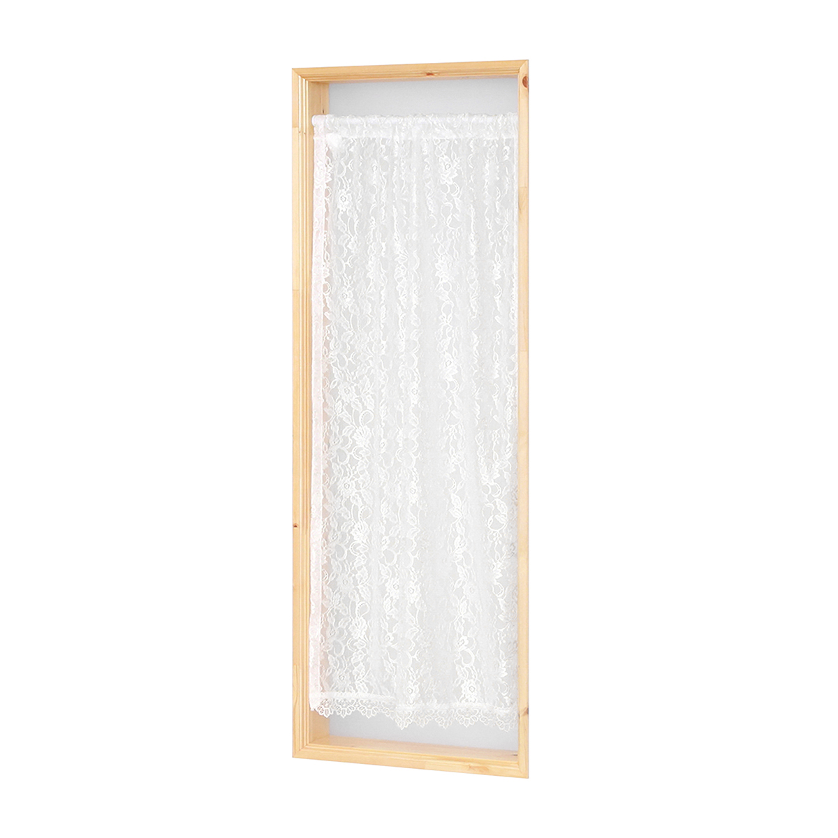 【トリム付きカフェカーテン】ムーブトリムカフェＩＶ　巾60×丈90cm