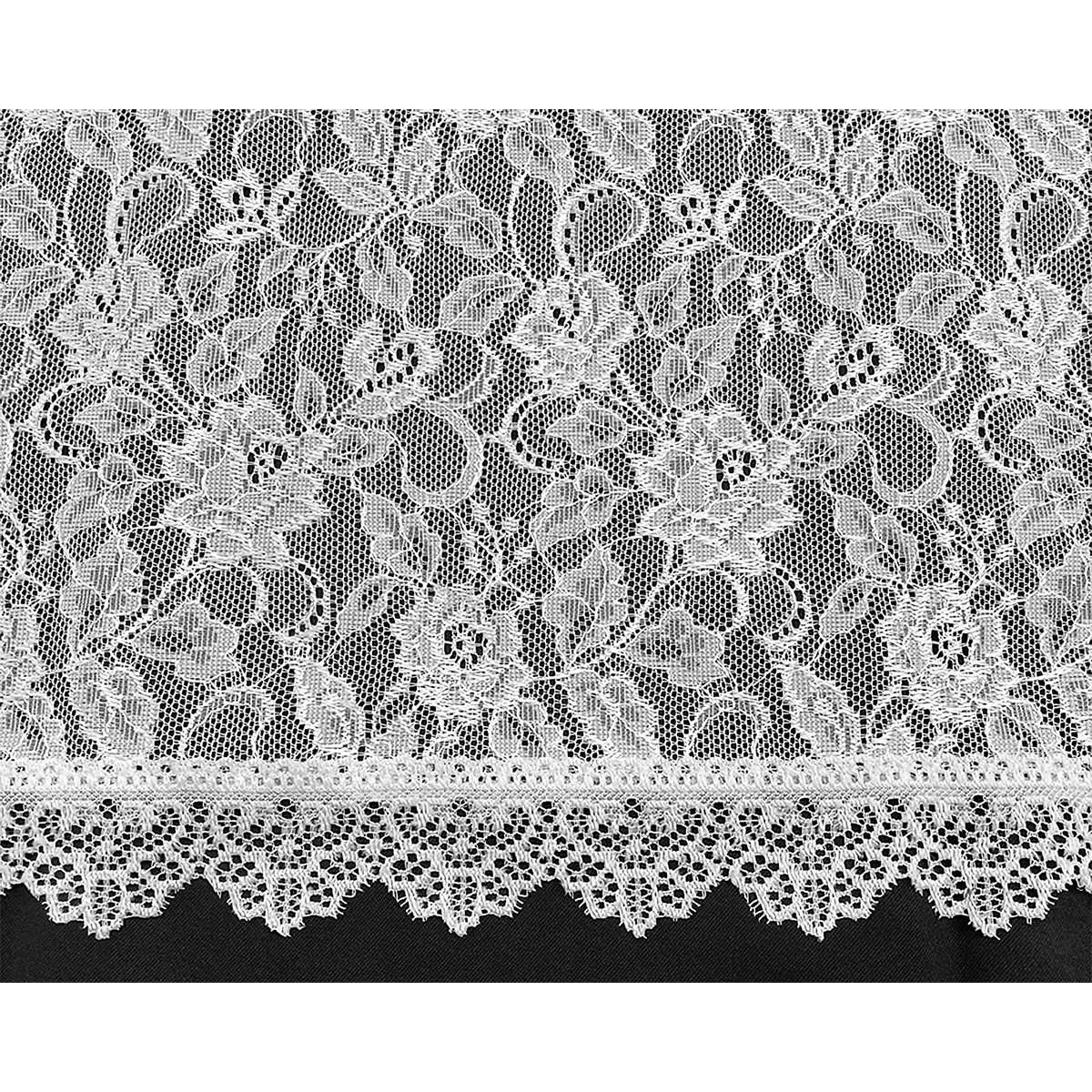 【トリム付きカフェカーテン】ムーブトリムカフェＩＶ　巾60×丈100cm