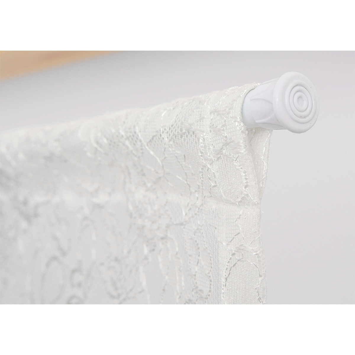 【トリム付きカフェカーテン】ムーブトリムカフェＩＶ　巾90×丈90cm