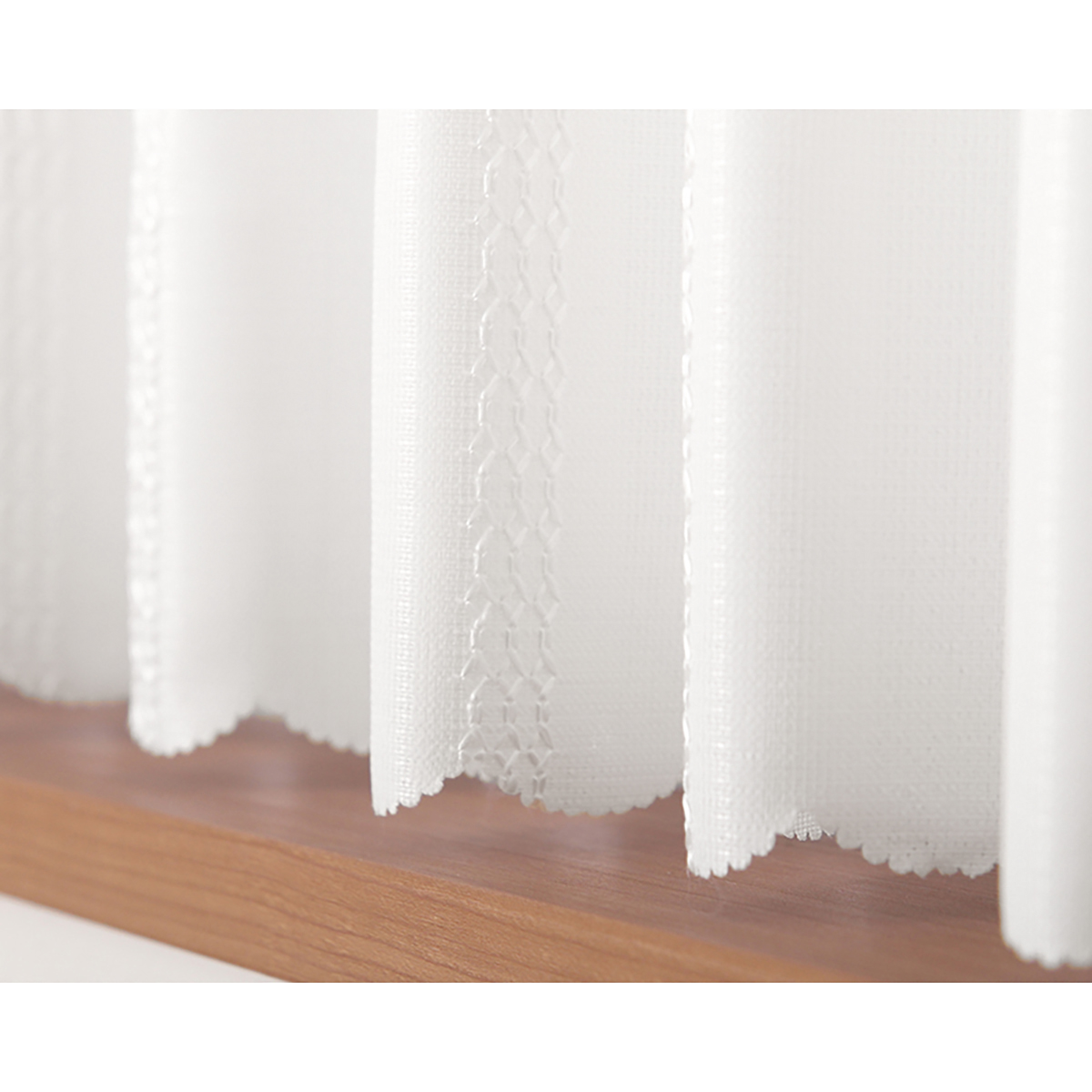 【防炎カフェカーテン】防炎カフェ　エアーＷＨ　巾190×丈70cm