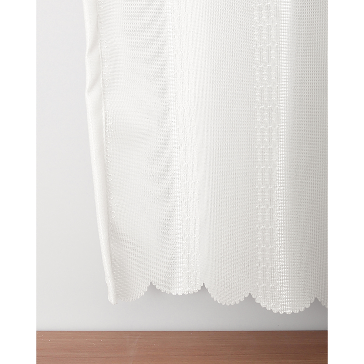 【防炎カフェカーテン】防炎カフェ　エアーＷＨ　巾190×丈70cm