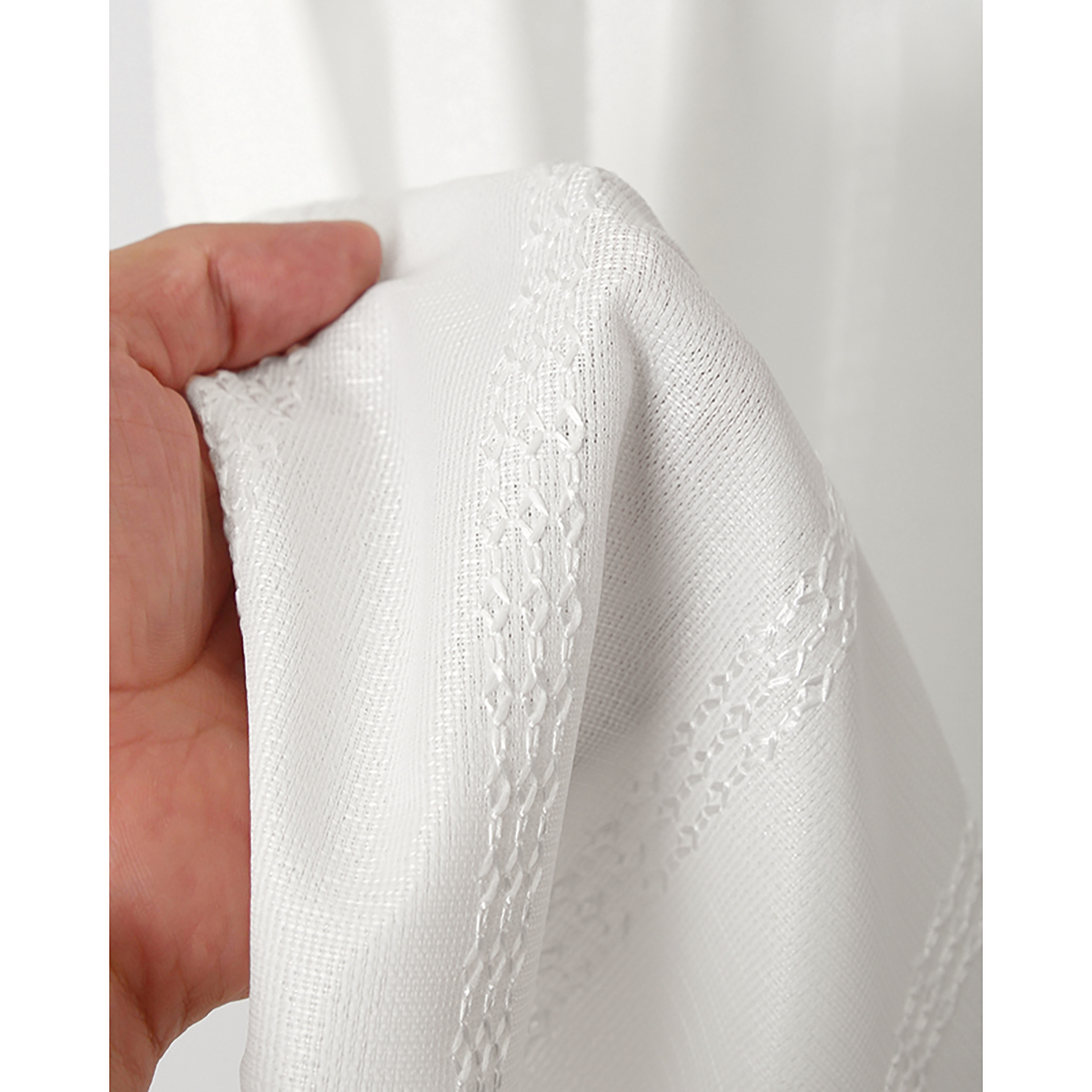 【防炎カフェカーテン】防炎カフェ　エアーＷＨ　巾190×丈90cm