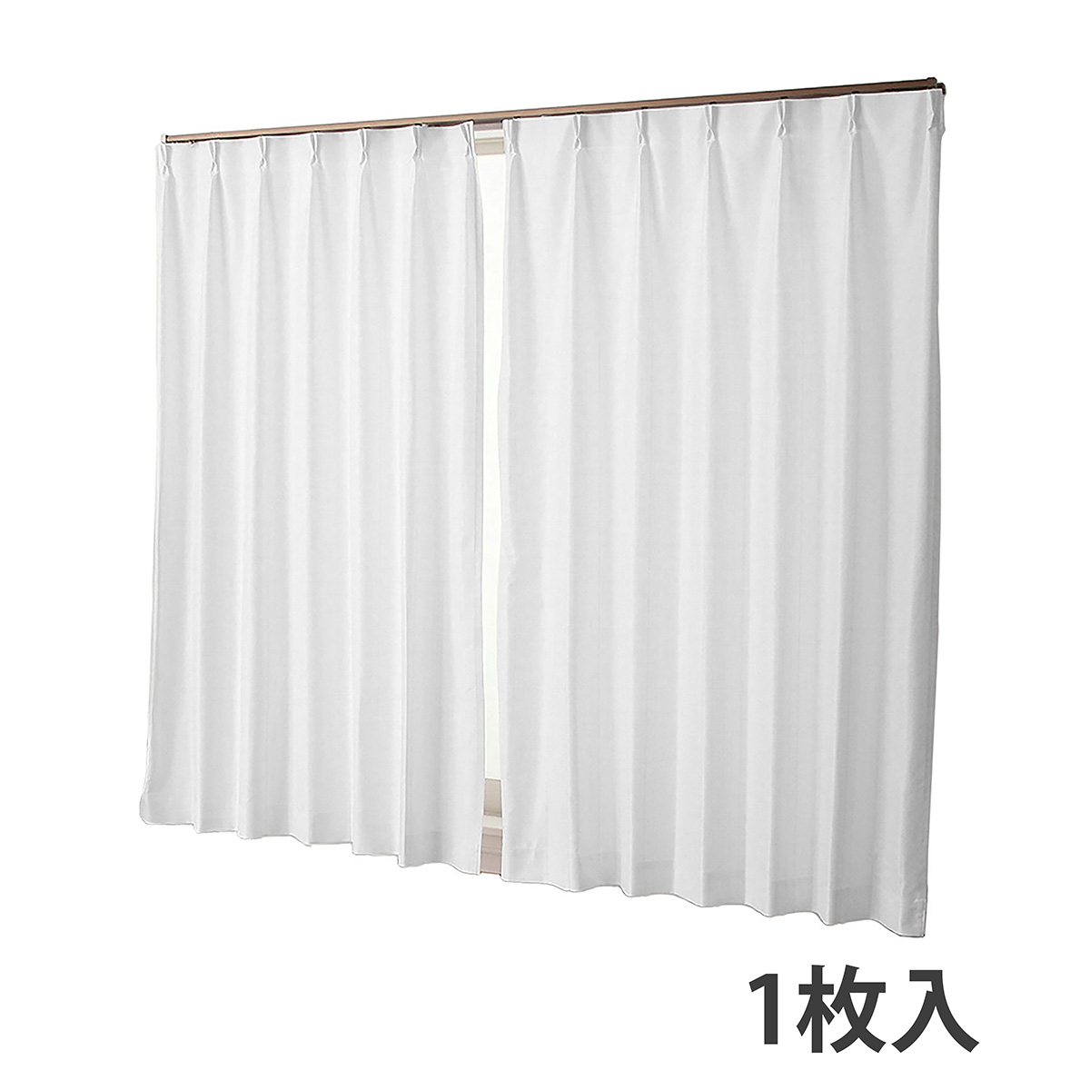 【遮熱レースカーテン】ダブルＷＨ　巾150×丈133cm　1枚入