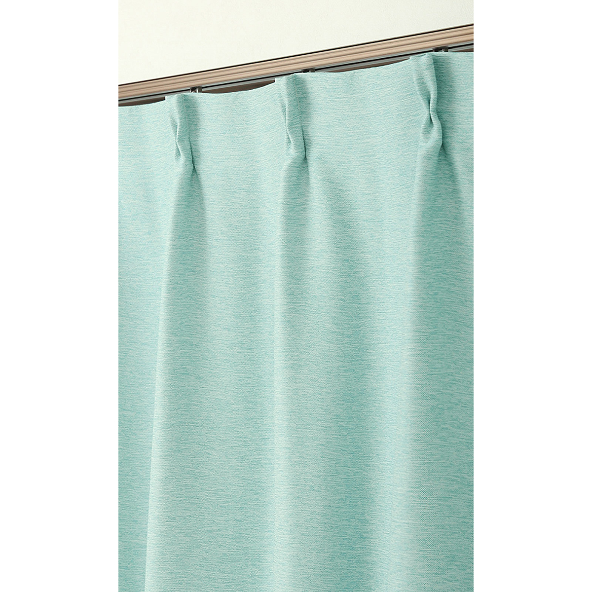 【1級遮光ドレープカーテン】ピュリー防炎ライトブルー　巾100×丈178cm　2枚組