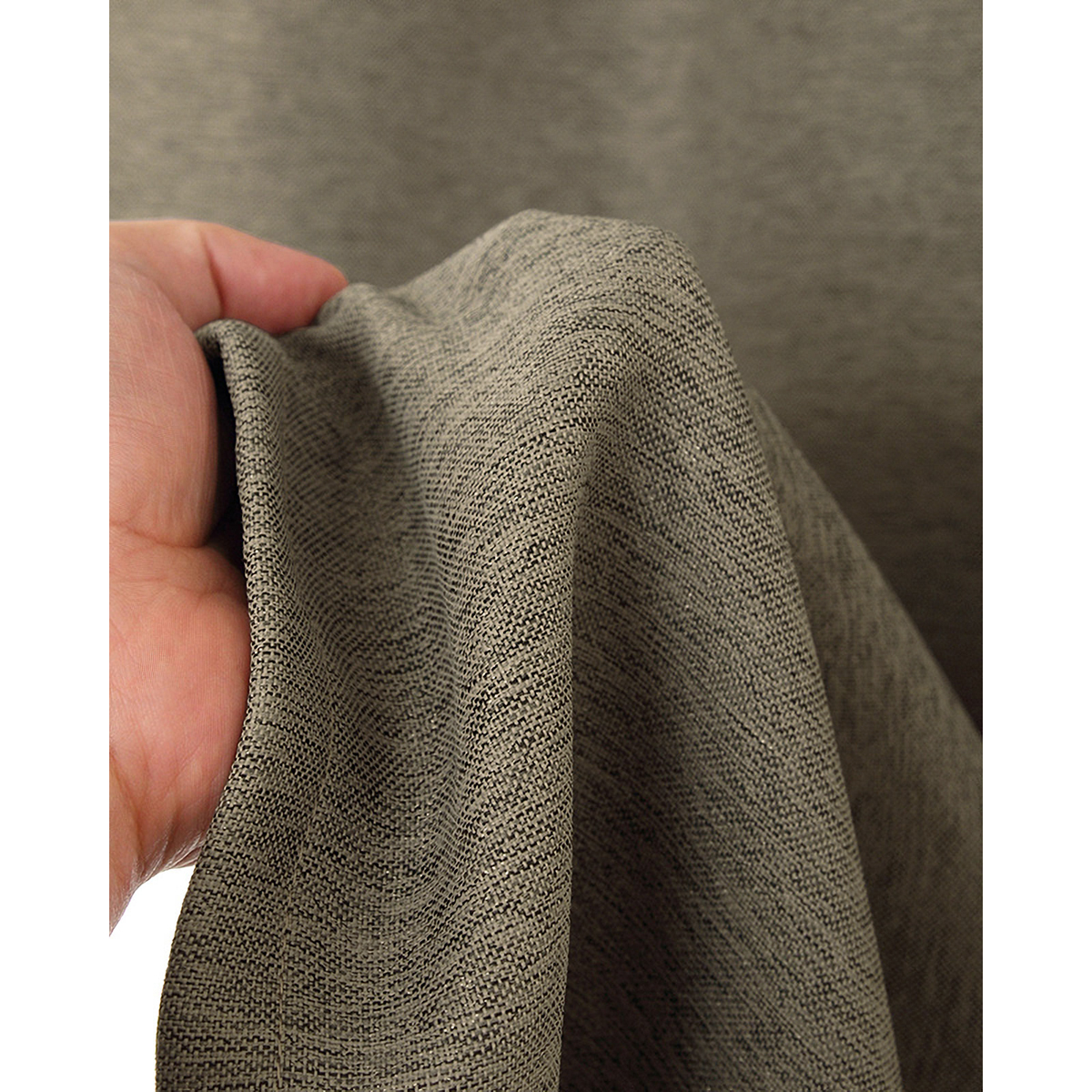 【1級遮光ドレープカーテン】ピュリー防炎ブラウン　巾100×丈210cm　2枚組