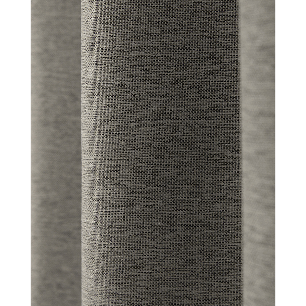 【1級遮光ドレープカーテン】ピュリー防炎グレー　巾100×丈190cm　2枚組