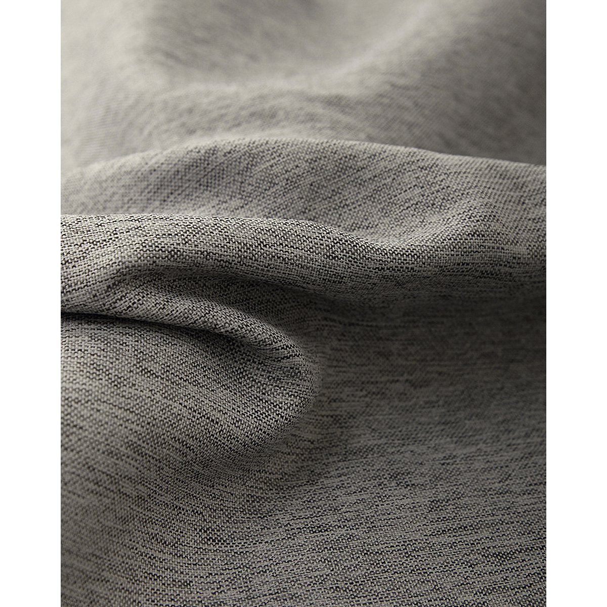 【1級遮光ドレープカーテン】ピュリー防炎グレー　巾100×丈205cm　2枚組