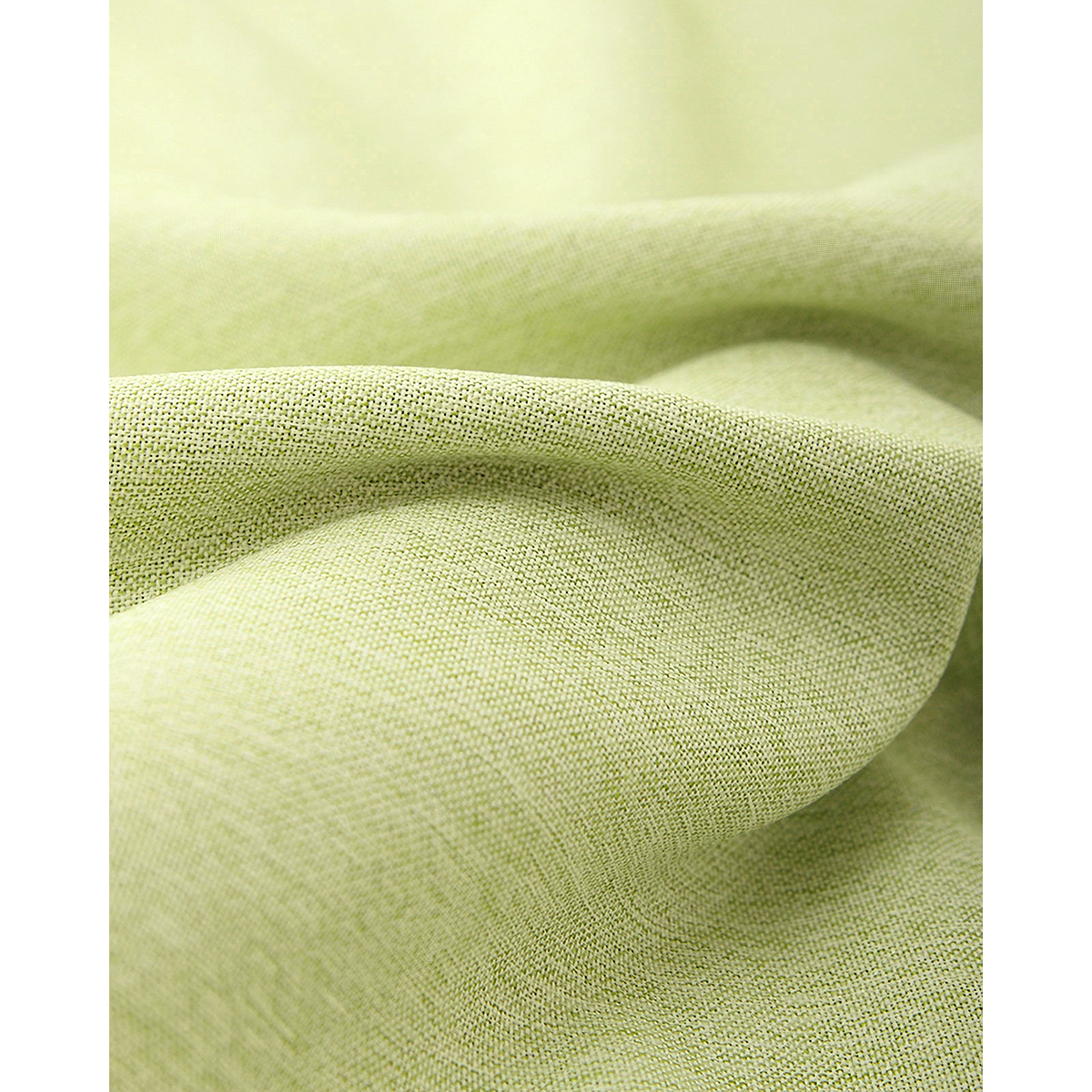 【1級遮光ドレープカーテン】ピュリー防炎ライトグリーン　巾100×丈135cm　2枚組