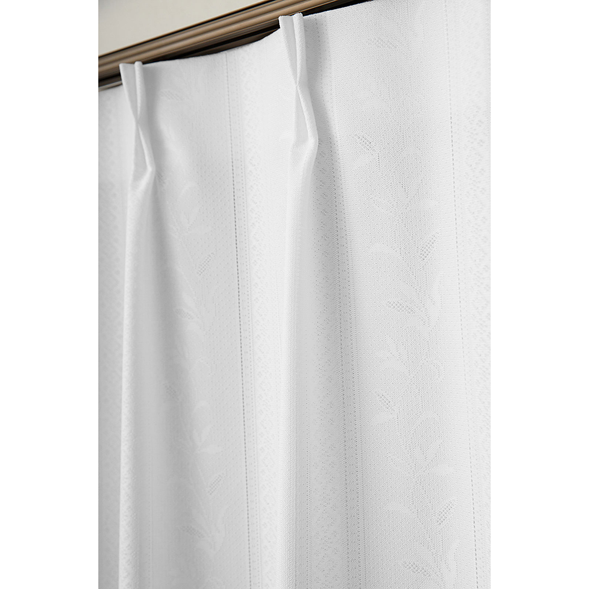 【レースカーテン】レイアＩＶ　巾100×丈233cm　2枚組