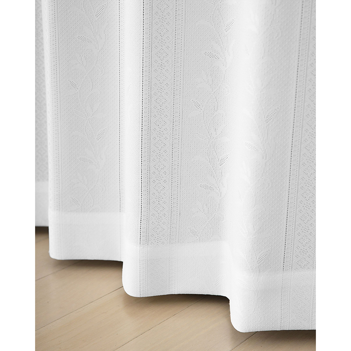 【レースカーテン】レイアＩＶ　巾100×丈233cm　2枚組