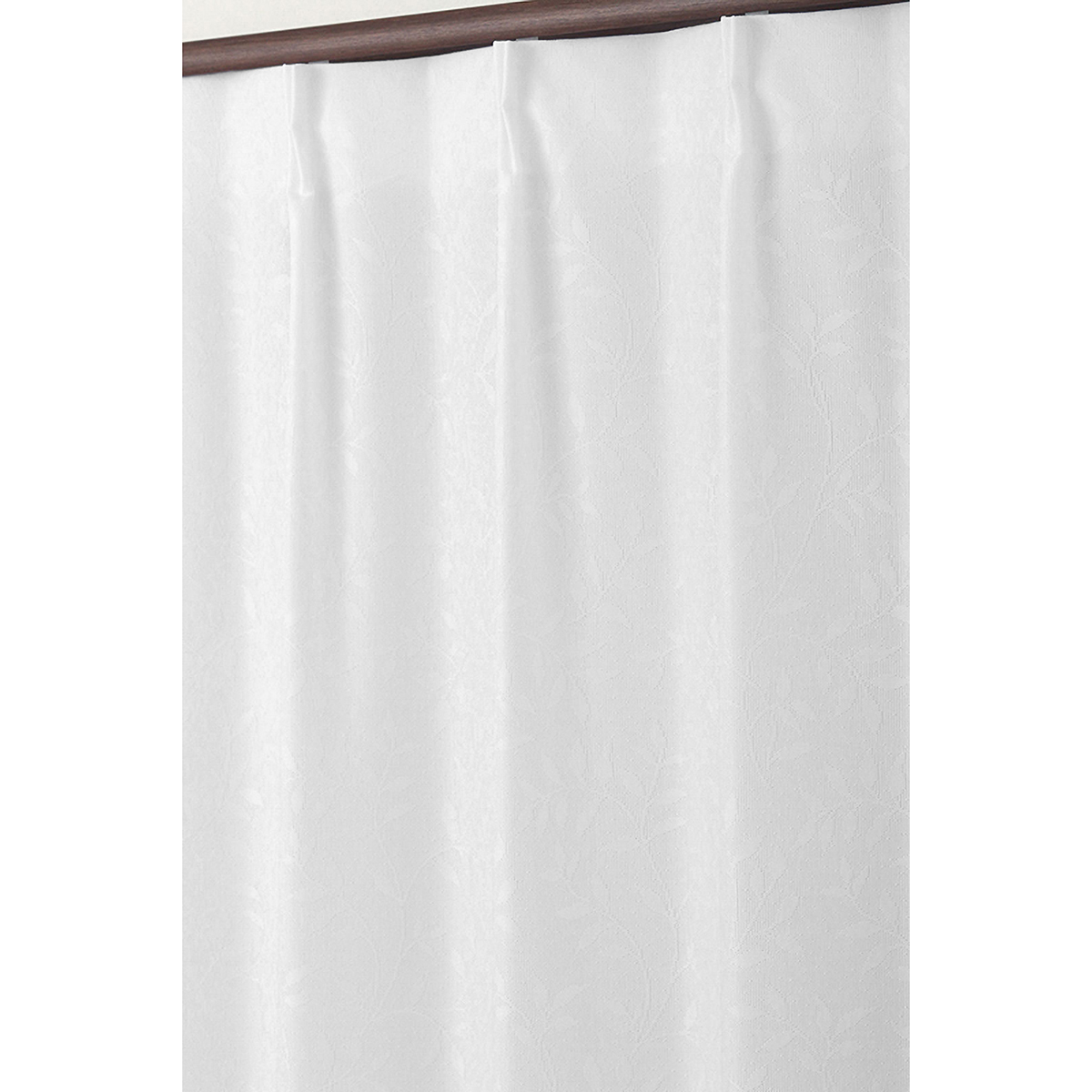 【遮熱レースカーテン】コリンＷＨ　巾100×丈228cm　2枚組