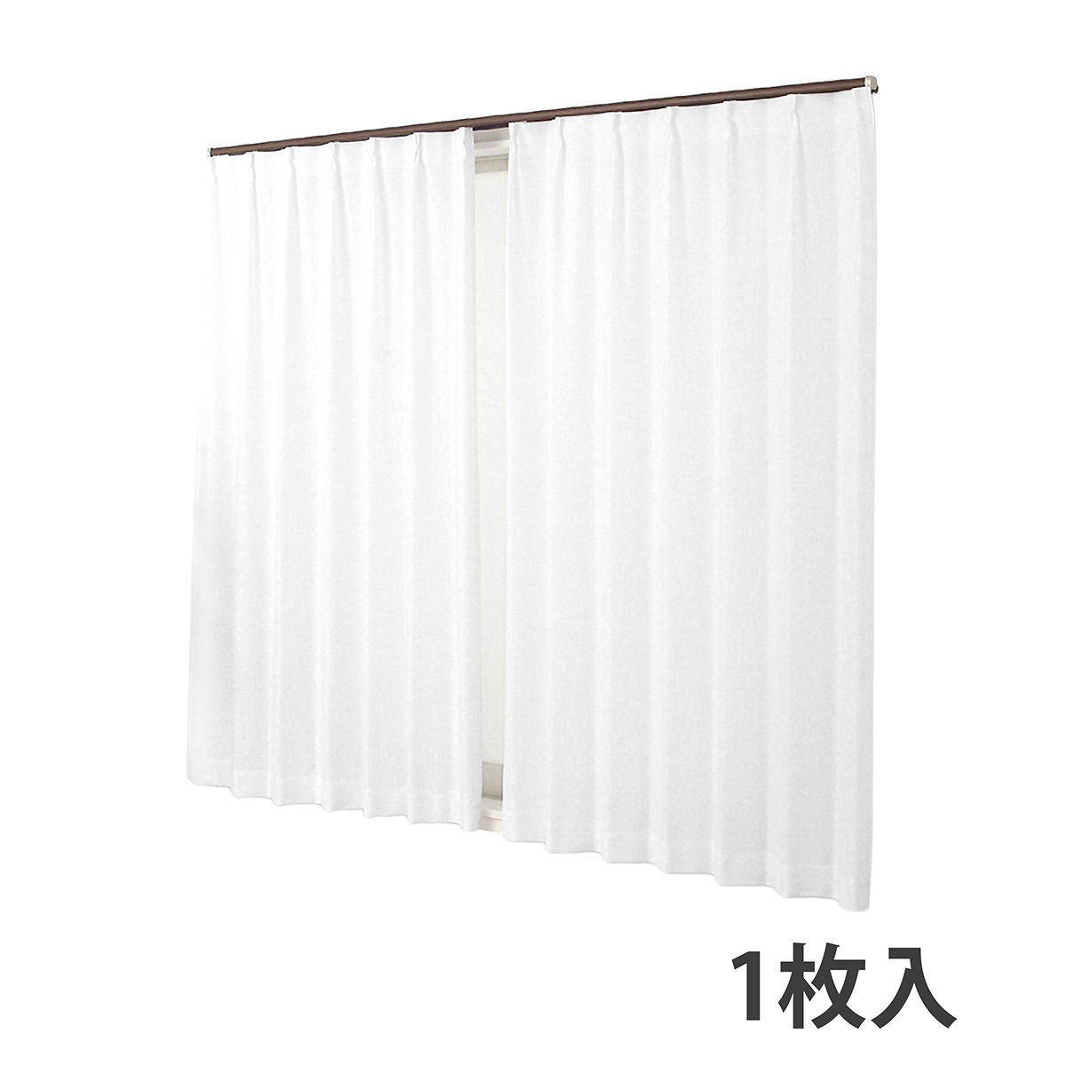 【遮熱レースカーテン】コリンＷＨ　巾200×丈176cm　1枚入