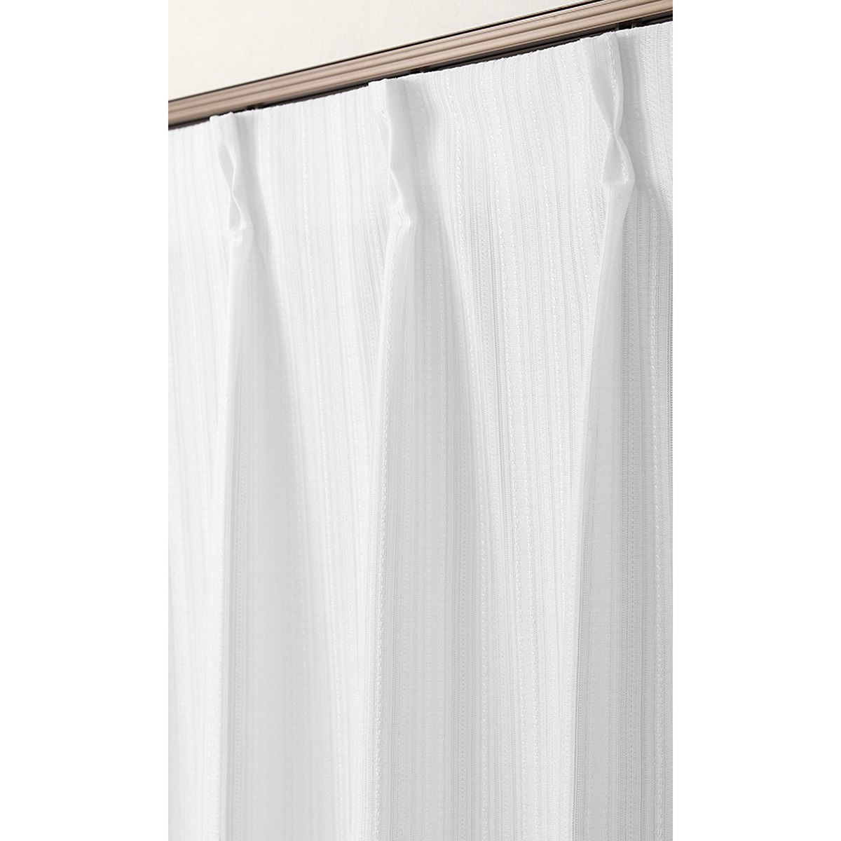 【防炎レースカーテン】ガース防炎ＷＨ　巾100×丈148cm　2枚組