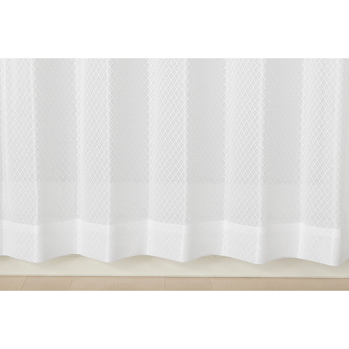 【防炎レースカーテン】ジン防炎ＩＶ　巾100×丈198cm　2枚組