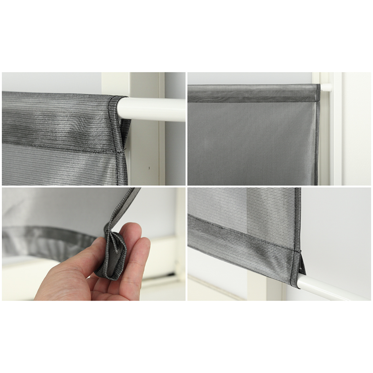 【マジックミラーカフェシェード】ソフサンＢＫ　巾85×丈120cm