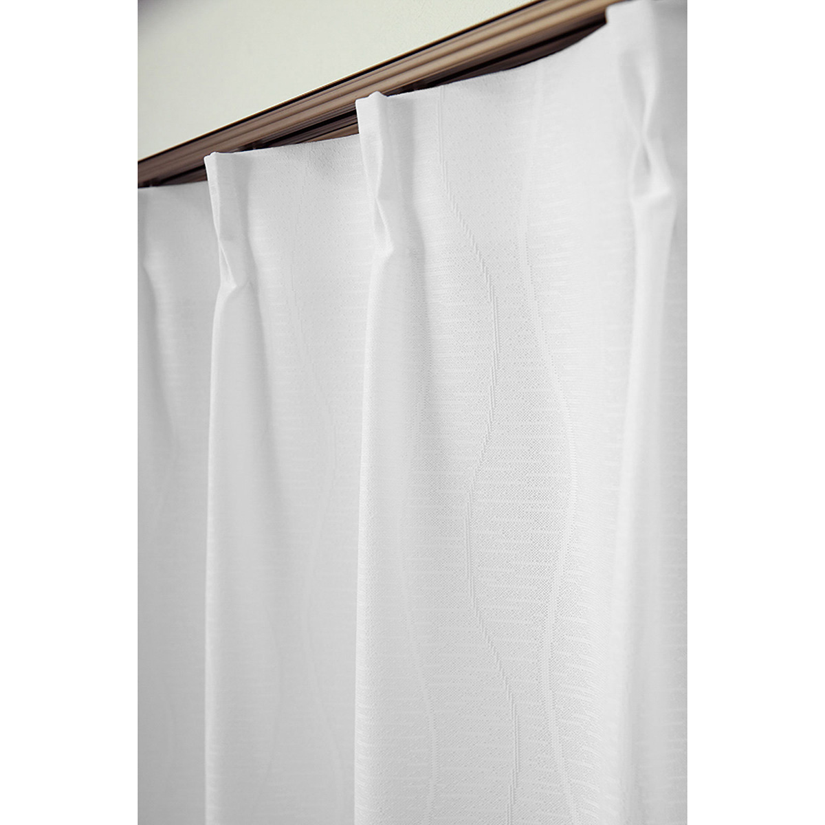 【遮熱レースカーテン】チーターＷＨ　巾100×丈228cm　2枚組