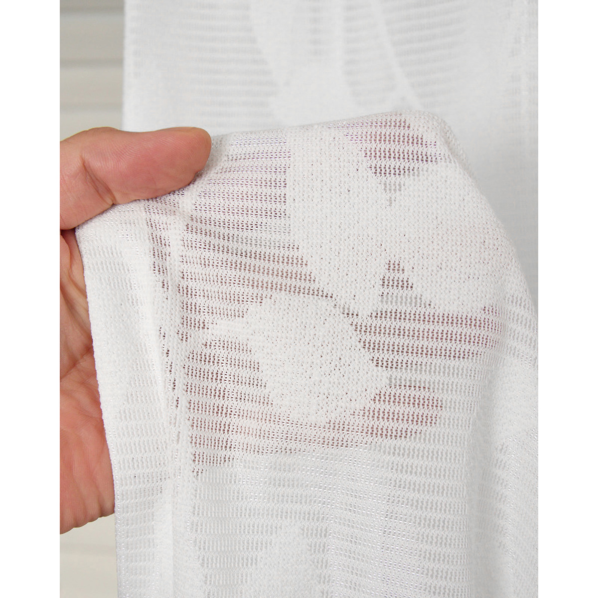 【レースカーテン】フィーユＩＶ　巾100×丈133cm　2枚組