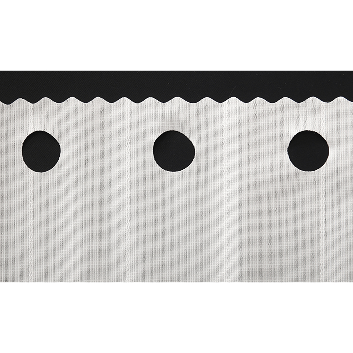 【カフェカーテン】ラッシュ防炎　カフェ　巾190×丈70cm