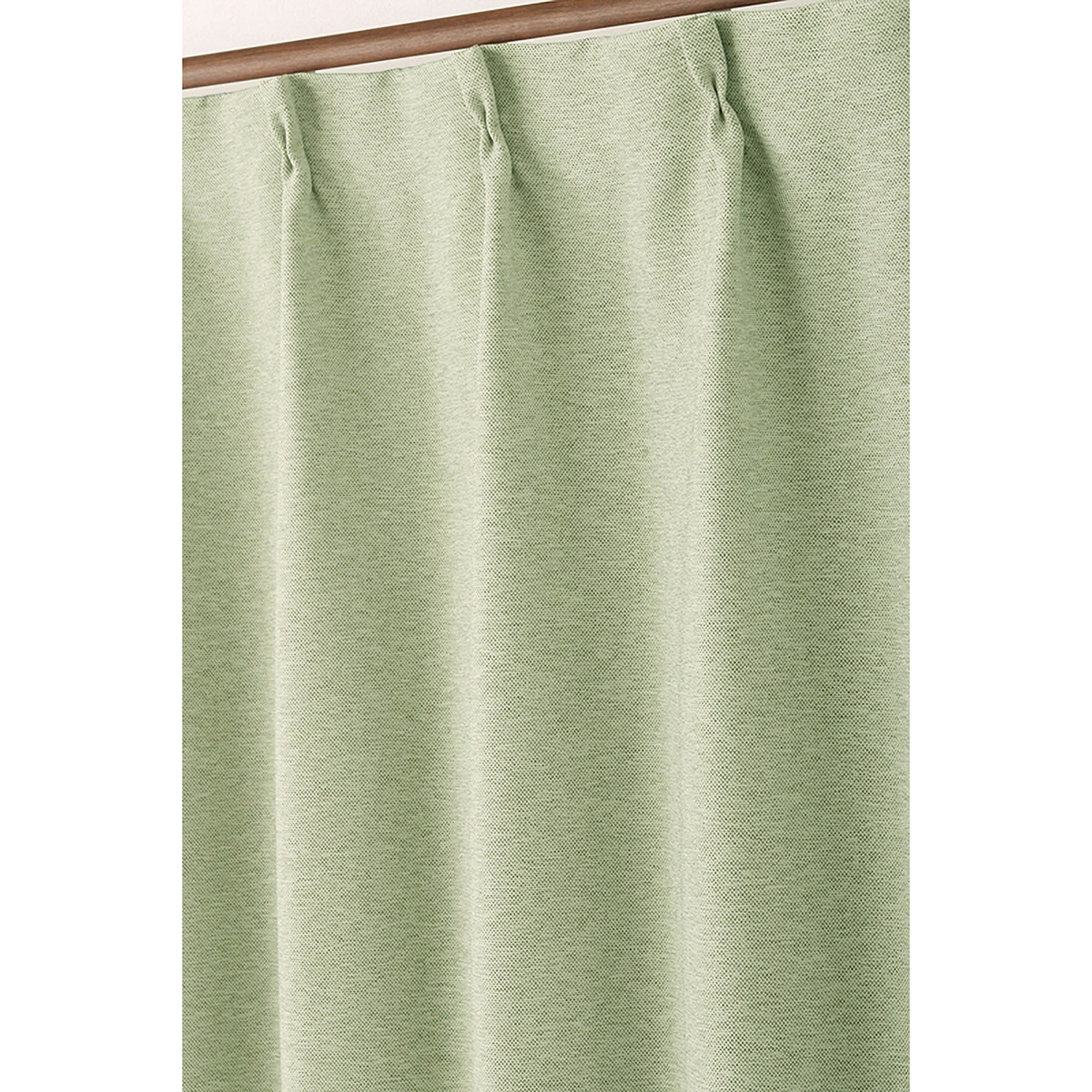 【1級遮光ドレープカーテン】ホッシュグリーン　巾100×丈178cm　2枚組