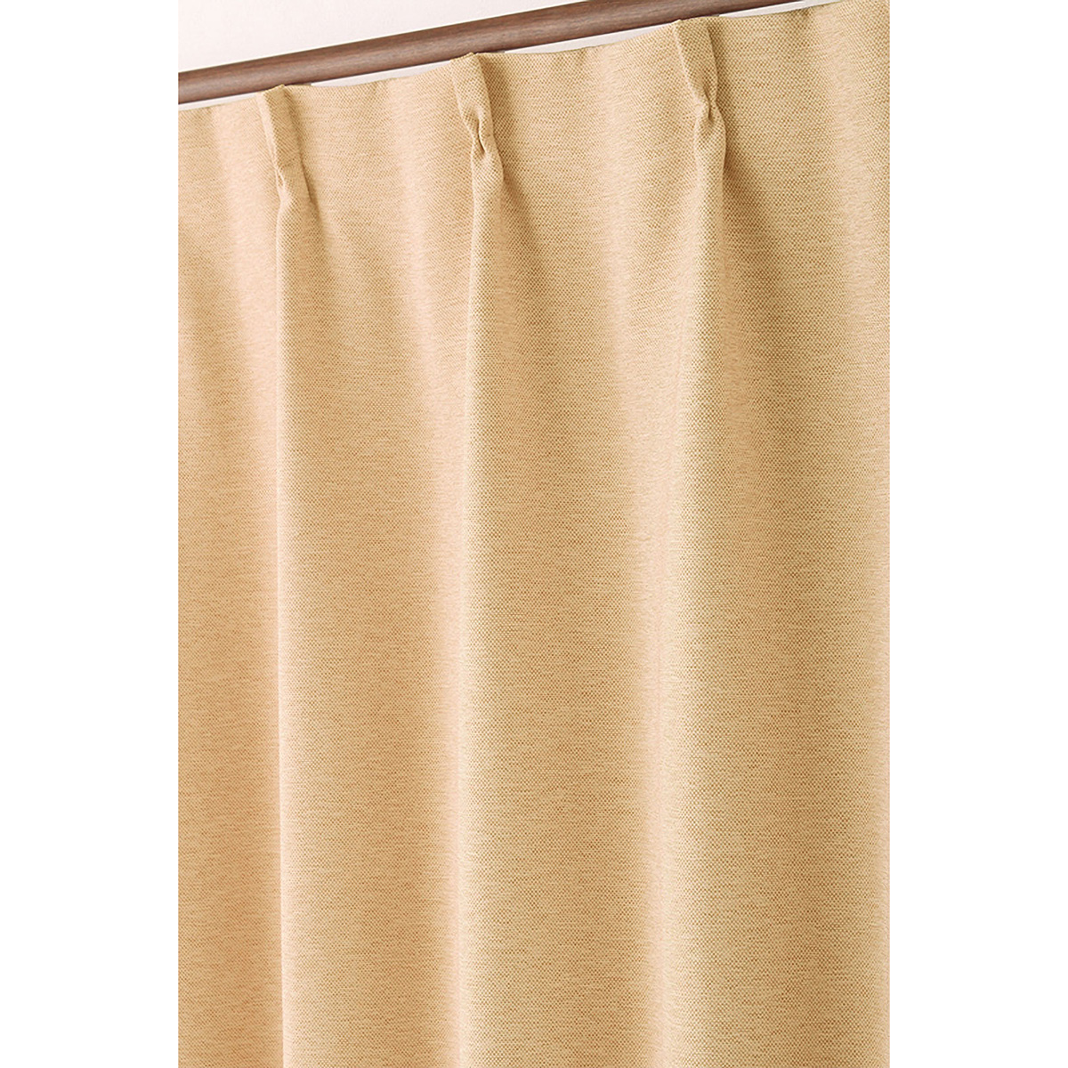 【1級遮光ドレープカーテン】ホッシュイエロー　巾100×丈135cm　2枚組