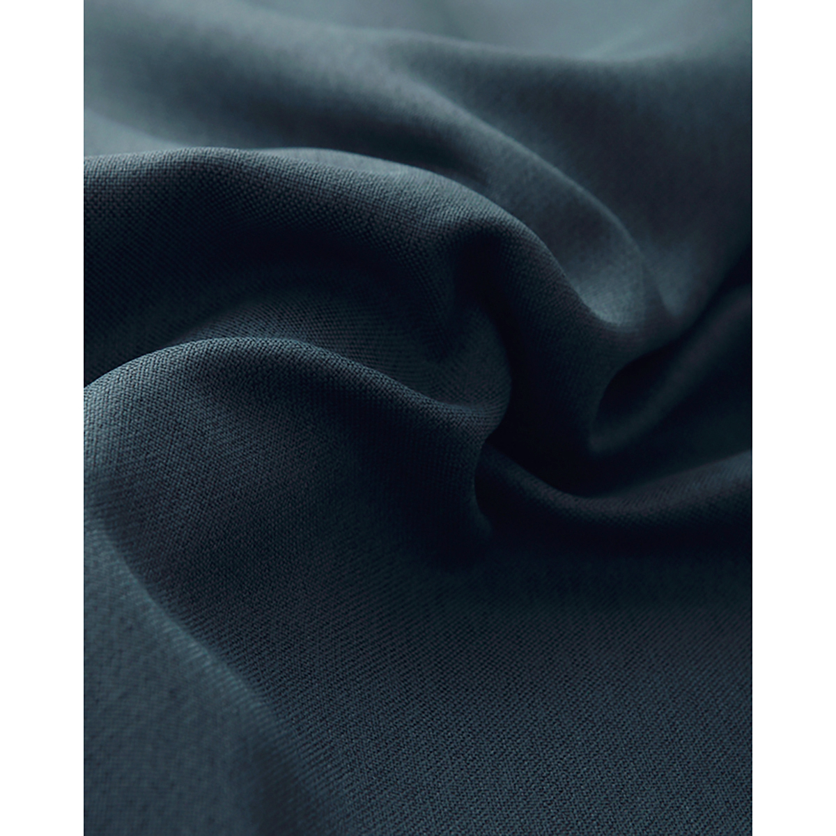 【1級遮光防炎カフェカーテン】ピュリー防炎カフェネイビー　巾145×丈70cm