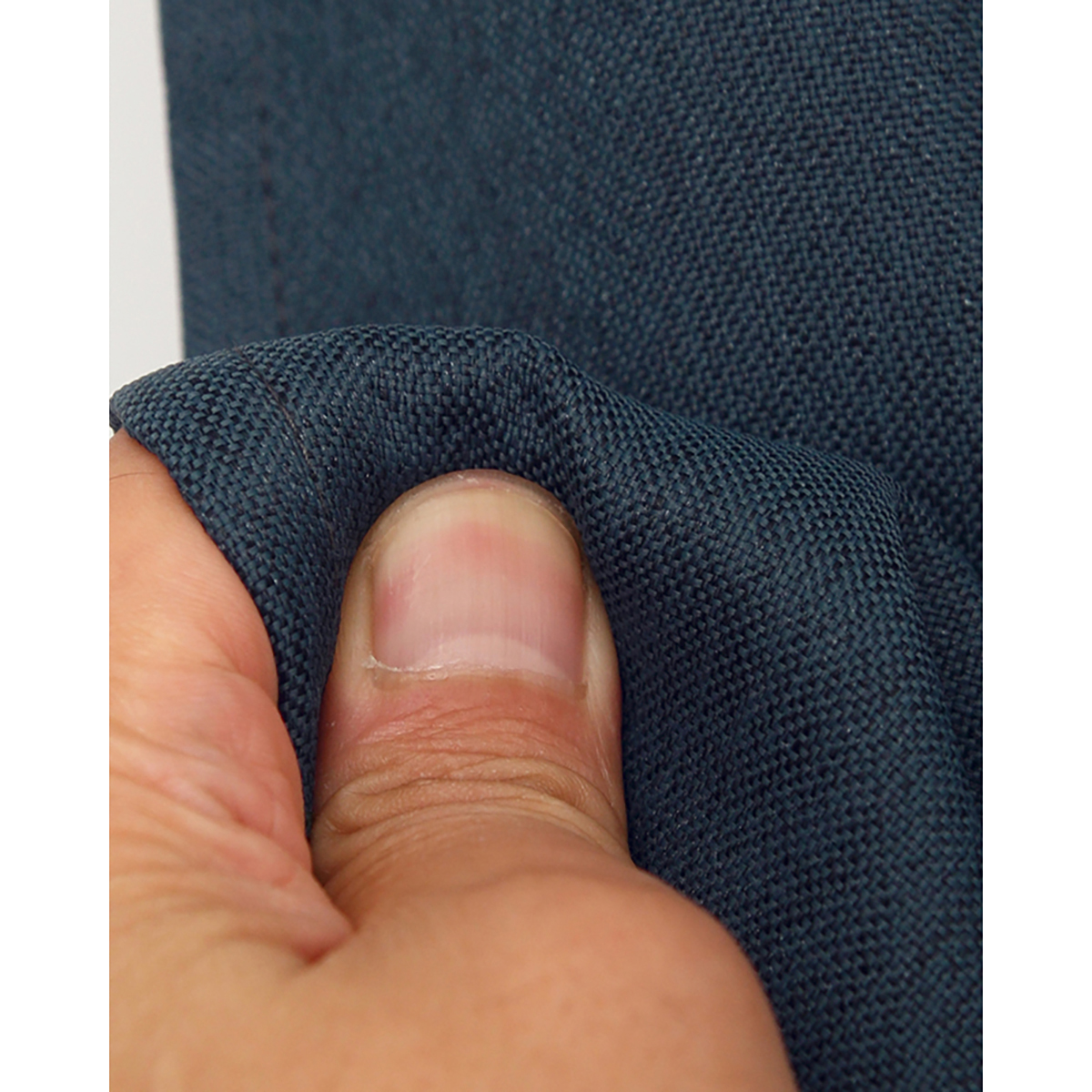 【1級遮光防炎カフェカーテン】ピュリー防炎カフェネイビー　巾240×丈90cm