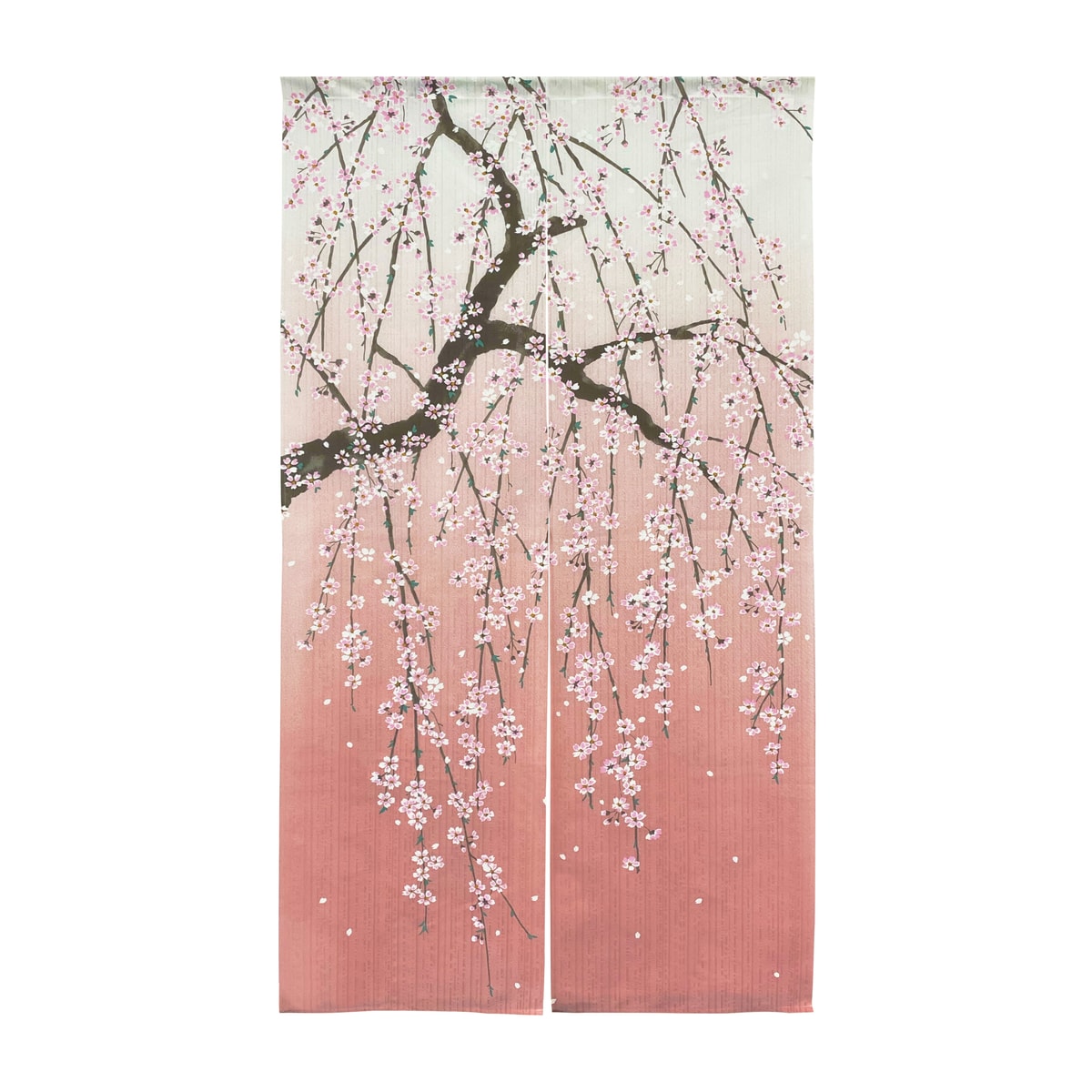 のれん】 枝垂れ桜 幅85×丈150cm | かぜとゆきオンラインショップ