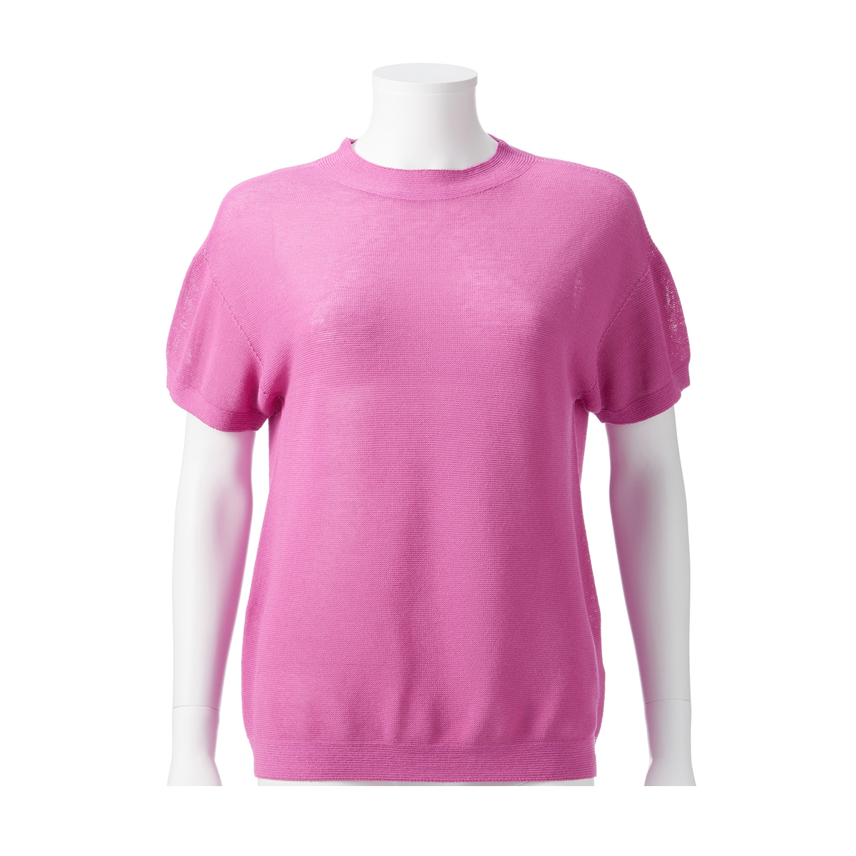 【SUTSESO(スチェッソ)】無縫製麻混サマーニットプルオーバー