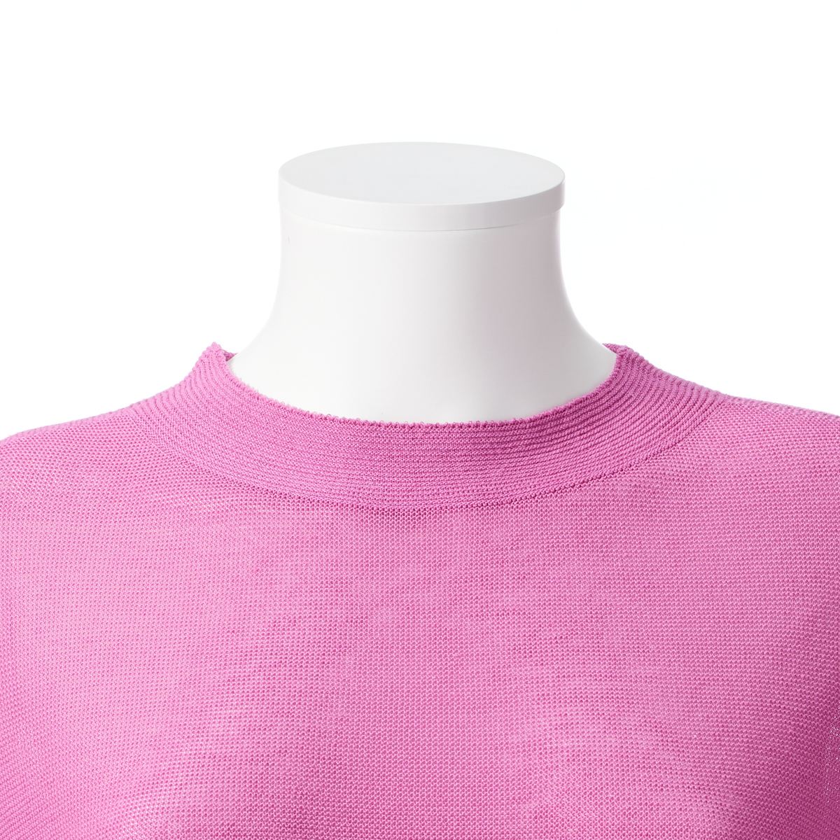 【SUTSESO(スチェッソ)】無縫製麻混サマーニットプルオーバー