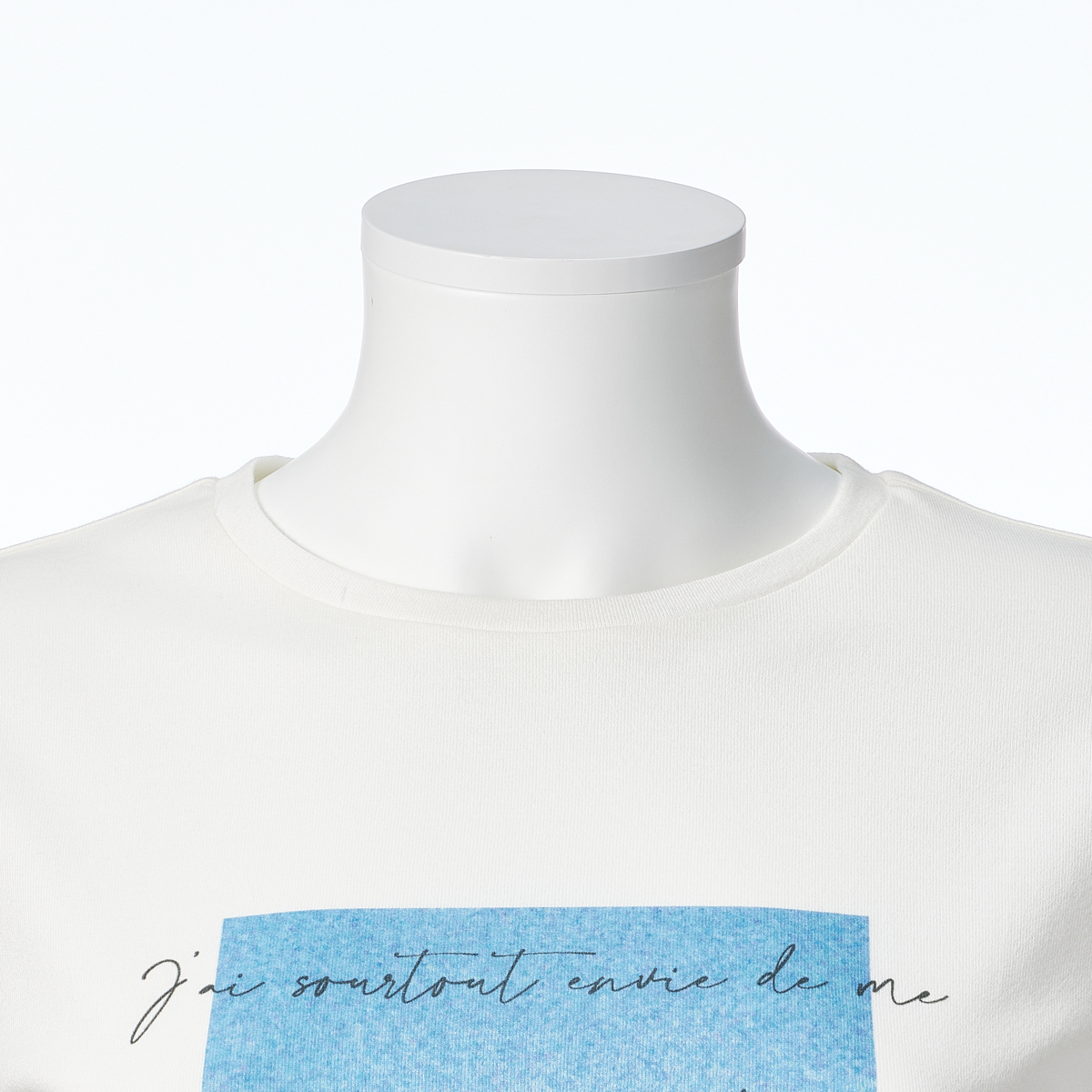 ルイシャンタン Lui Chantant コットンモザイクプリントTシャツ