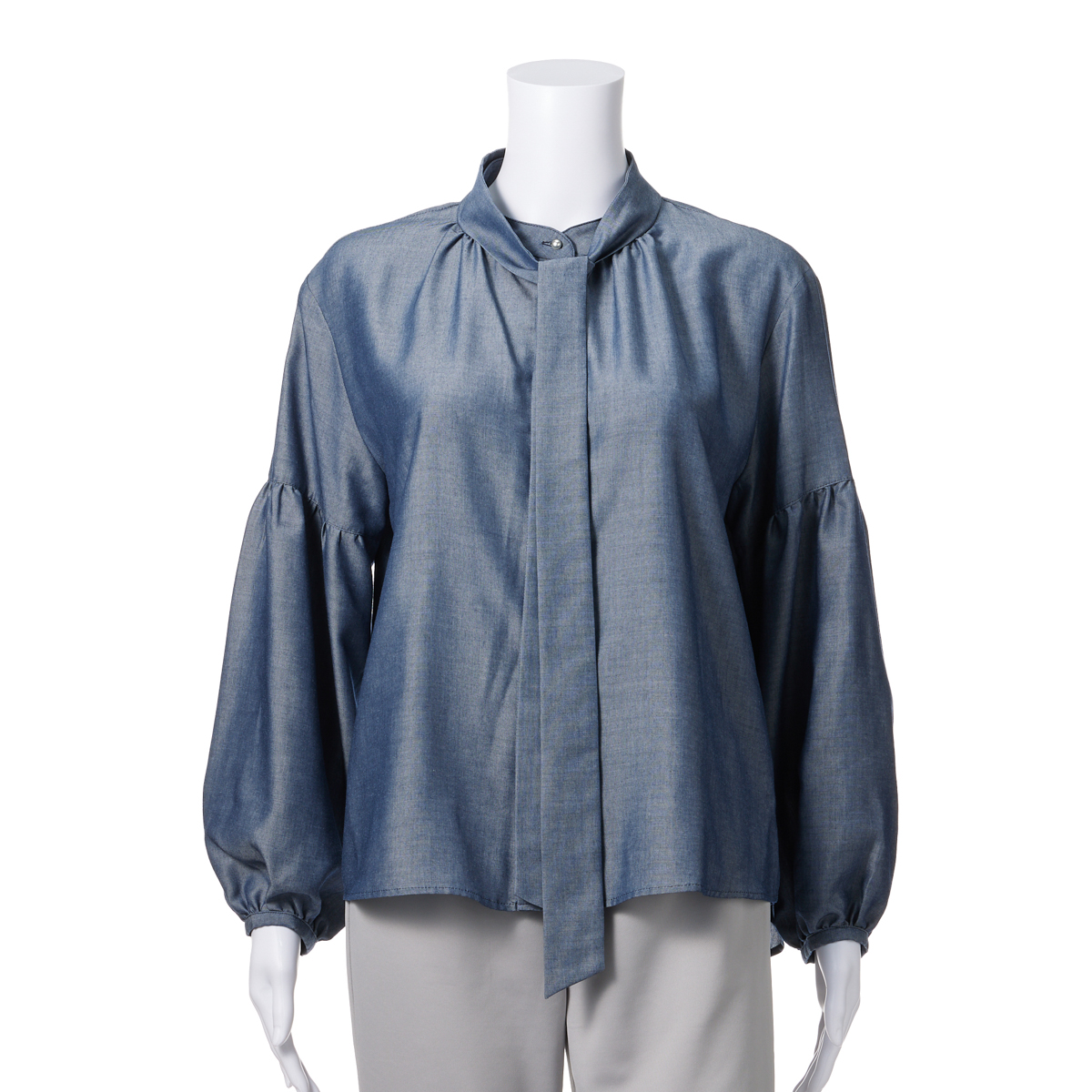 【LuiChantant(ルイシャンタン)】しっとりダンガリーシャツ