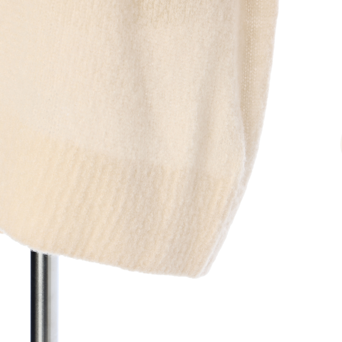 【INDIVI(インディヴィ)】ブークレ着流しニットカーディガン