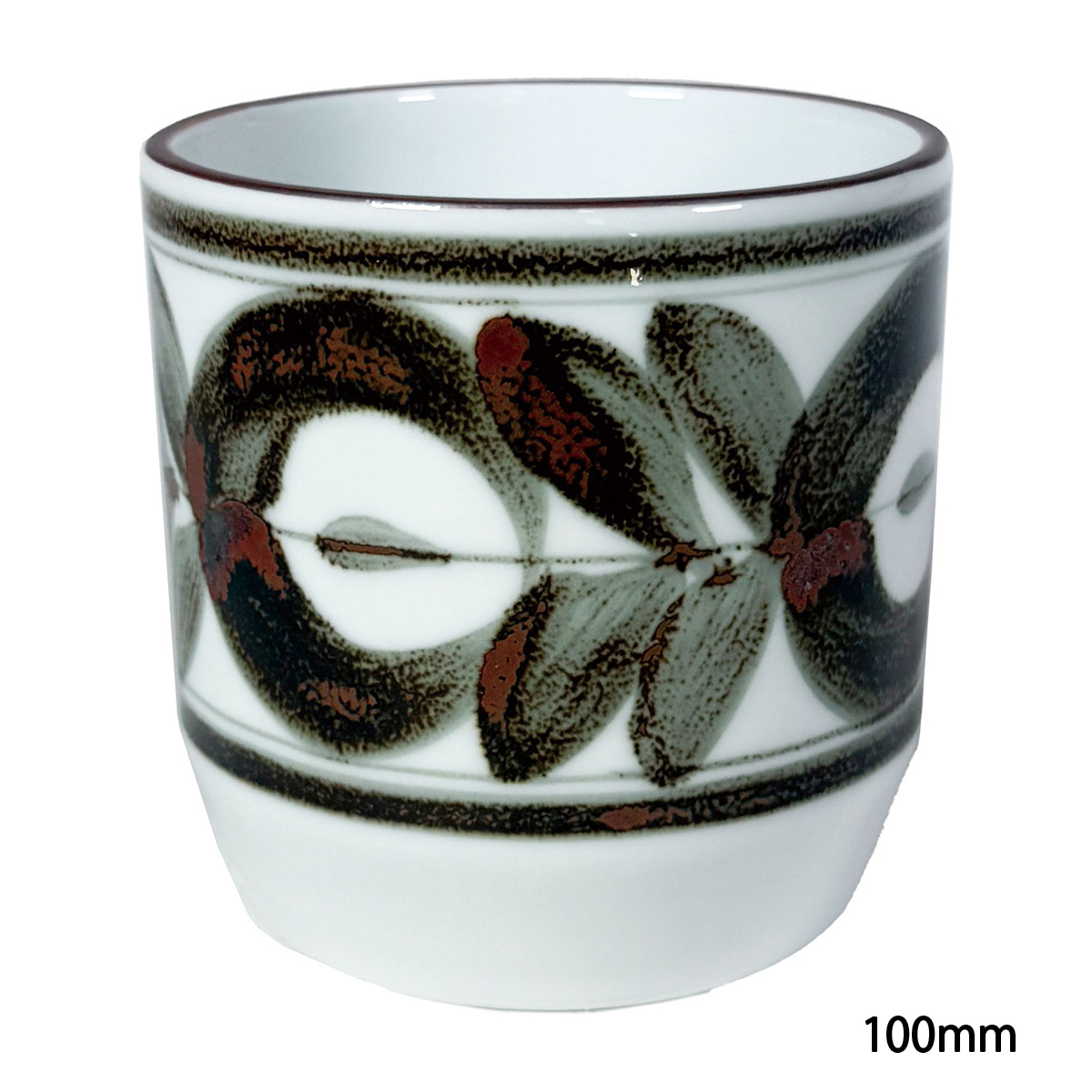 welzo(ウェルゾ)]波佐見焼の植木鉢 廻り花 茶 100mm | かぜとゆき
