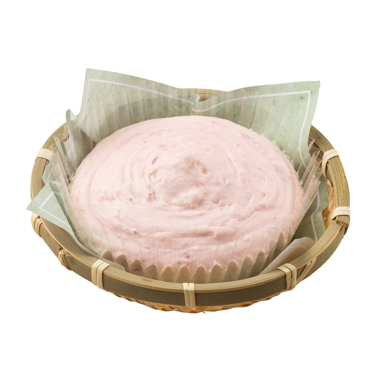 【冷凍】【わらく堂】かご盛苺のレアチーズ