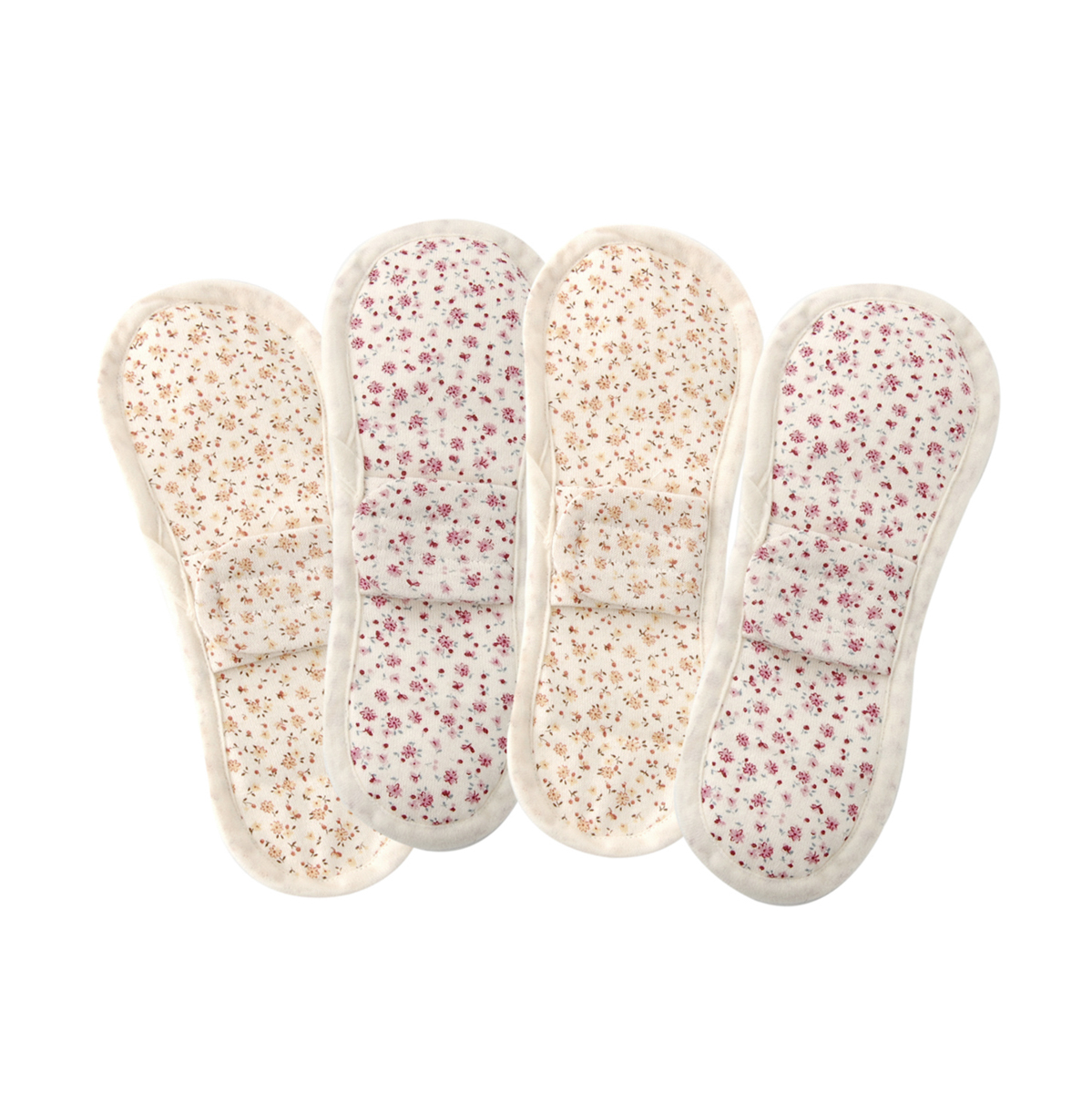 羽つき吸水安心パッド2色4枚組