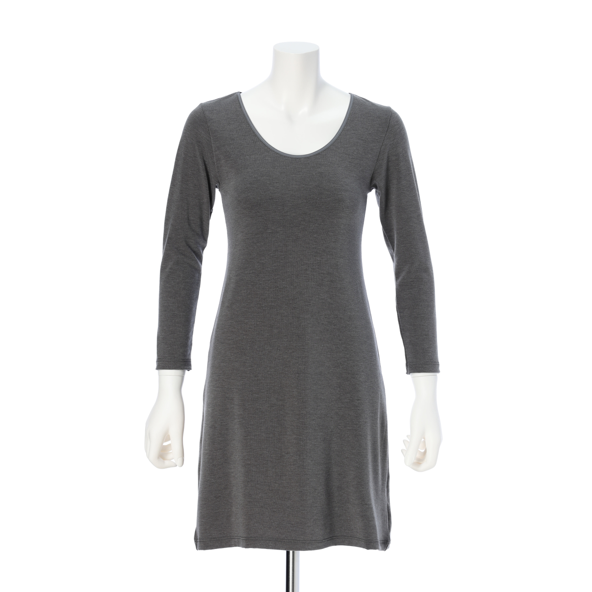 【SUBROSA】お尻まですっぽり！吸湿発熱8分袖スリップ