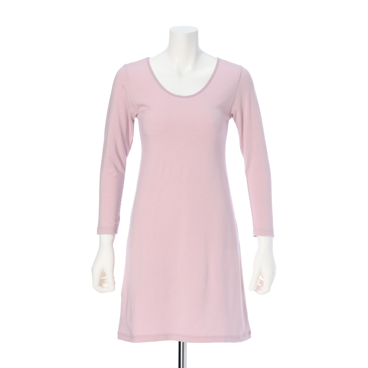 【SUBROSA】お尻まですっぽり！吸湿発熱8分袖スリップ