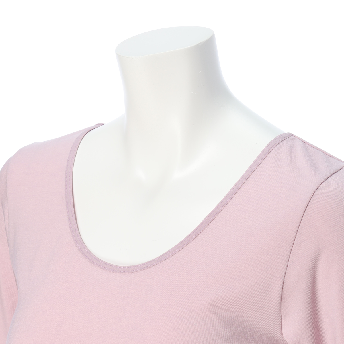 【SUBROSA】お尻まですっぽり！吸湿発熱8分袖スリップ