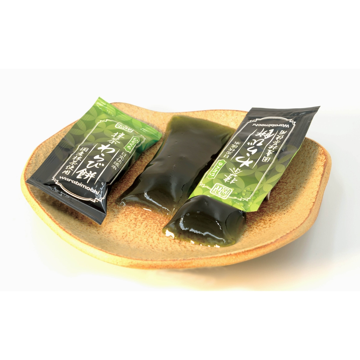 若山商店＞ひとくち抹茶わらび餅（6本入） 270325 | かぜとゆき