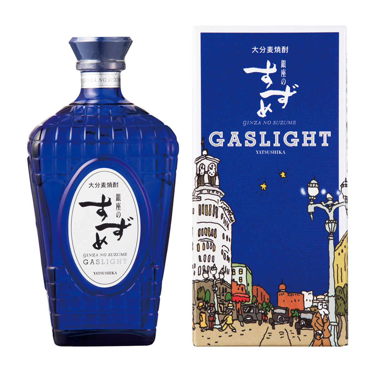 八鹿酒造　銀座のすずめガスライト35度　720ml　化粧箱入り【麦焼酎　大分県】