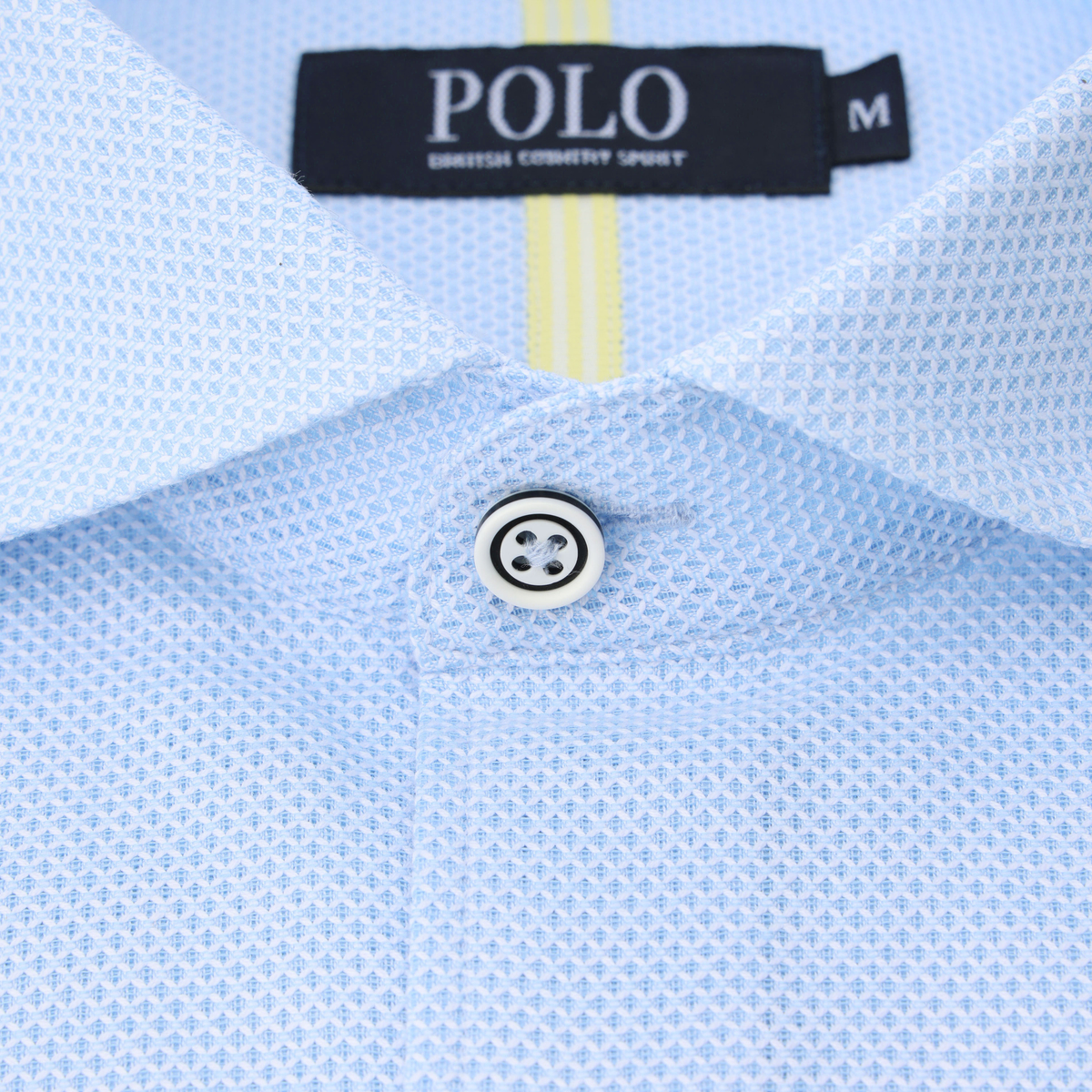 POLO B.C.S カラミ織カッタウェイ長袖シャツ