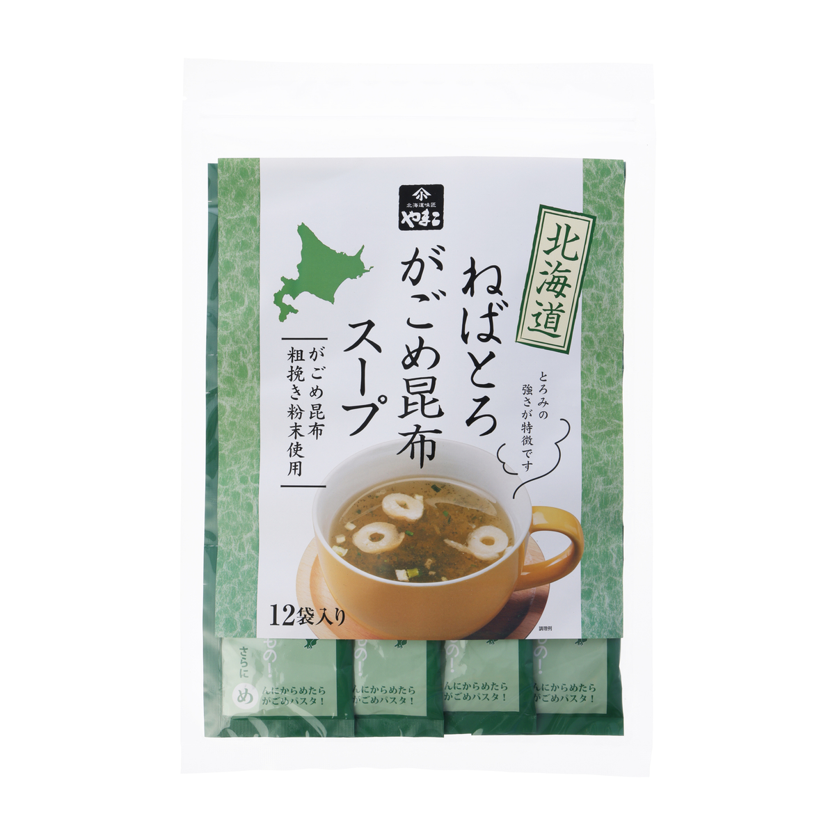北海道ねばとろがごめ昆布スープ　１２袋入り