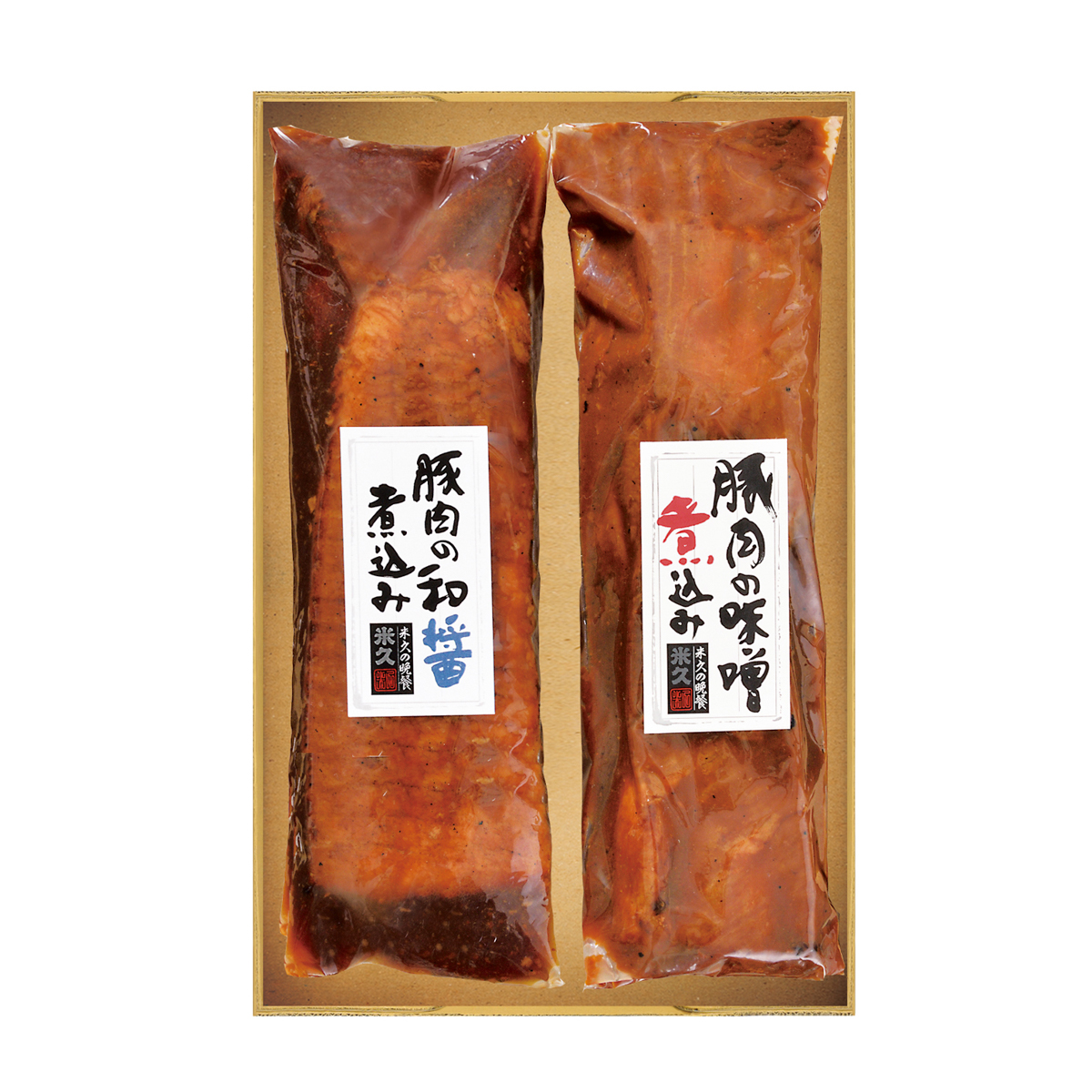 【冷凍】米久の晩餐　和奏の味　豚肉の味噌煮込み、和醤煮込みセット