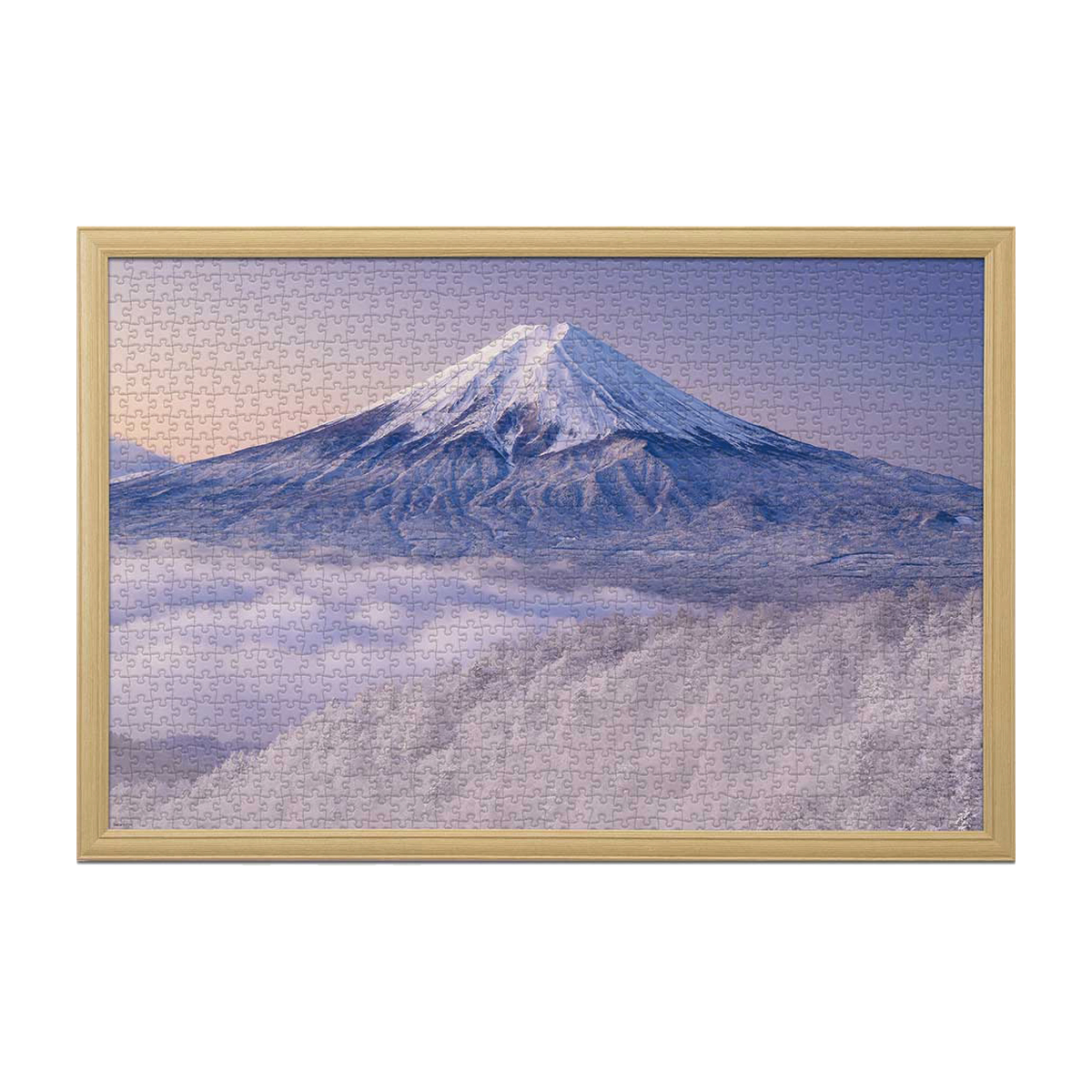 1000pcs/雪景色富士山 フレームセット