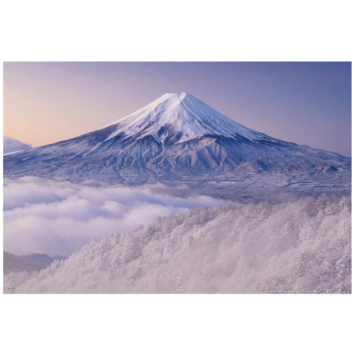 1000pcs/雪景色富士山 フレームセット