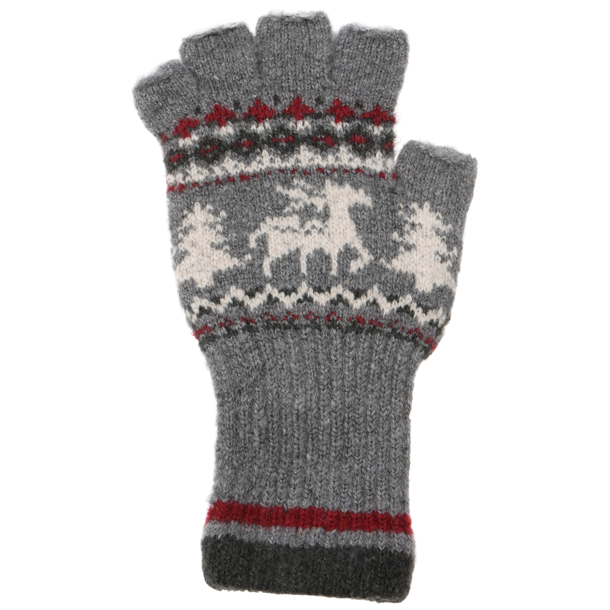 シュータム鹿柄指切手袋