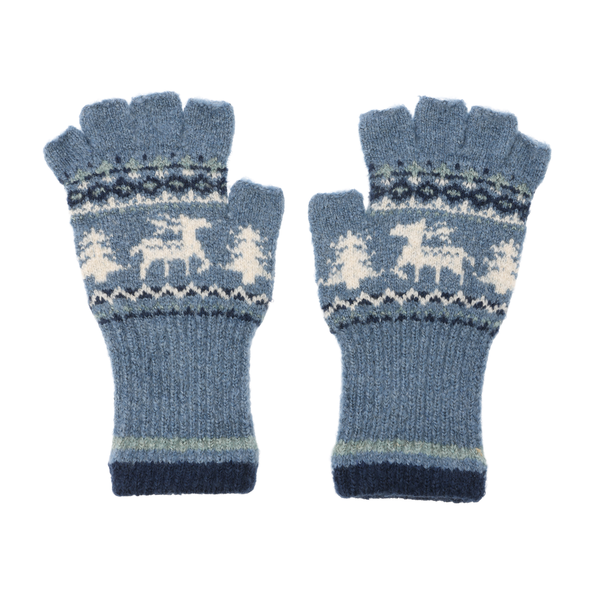 シュータム鹿柄指切手袋