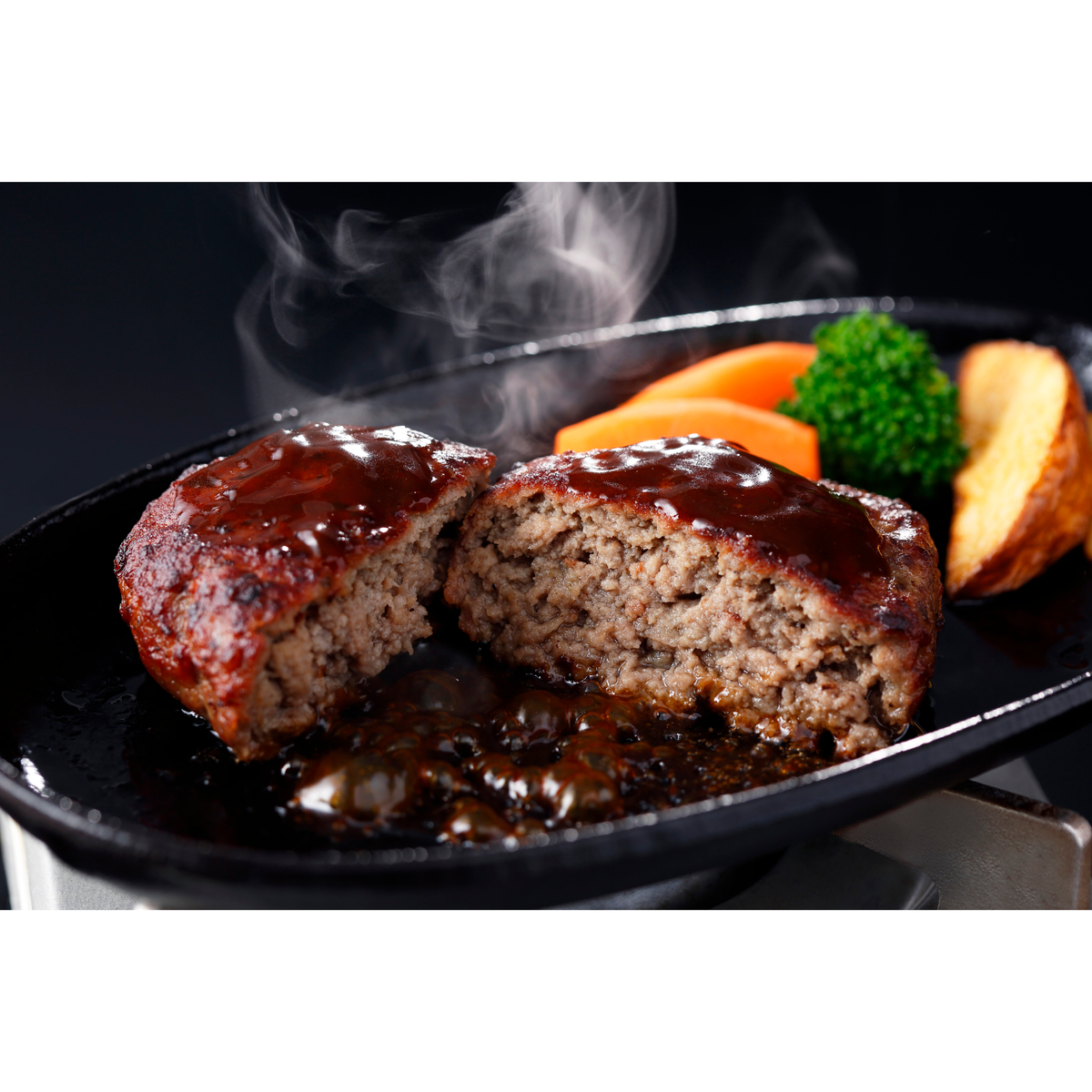 冷凍】銀座吉澤 松阪牛100％シルクハンバーグステーキ | かぜとゆき
