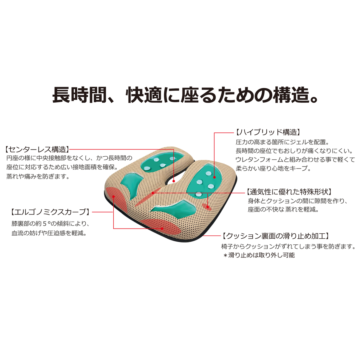 快適サポートクッション